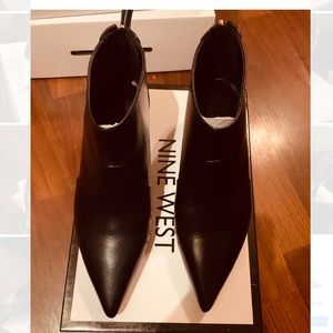 Nine west black bootie